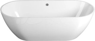 Ванна STWORKI Берген 170x80 см отдельностоящая овальная из искусственного камня